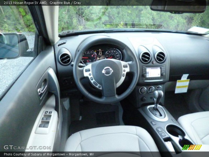 Graphite Blue / Gray 2013 Nissan Rogue SV AWD