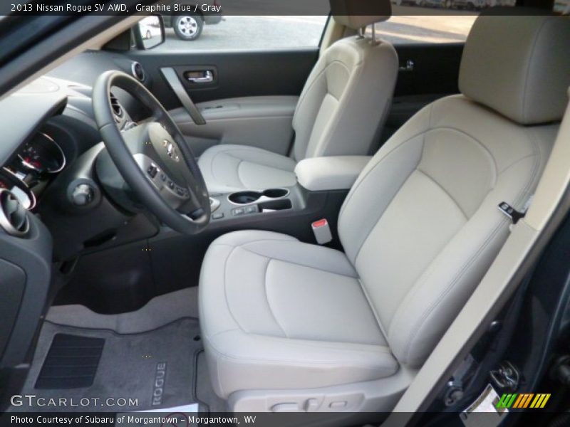 Graphite Blue / Gray 2013 Nissan Rogue SV AWD
