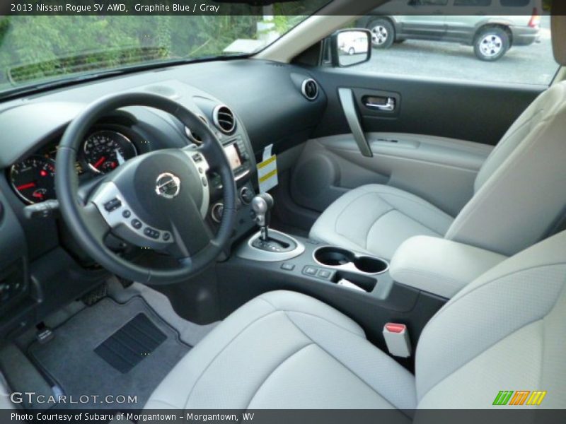 Graphite Blue / Gray 2013 Nissan Rogue SV AWD