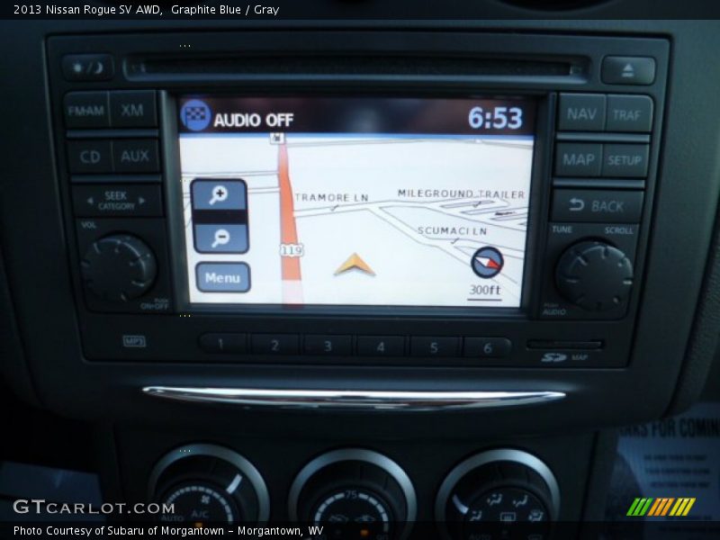 Graphite Blue / Gray 2013 Nissan Rogue SV AWD