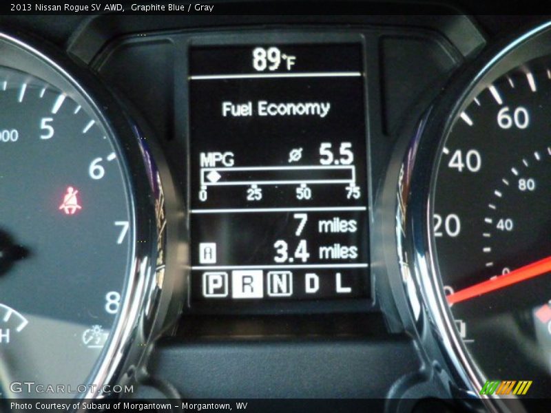 Graphite Blue / Gray 2013 Nissan Rogue SV AWD