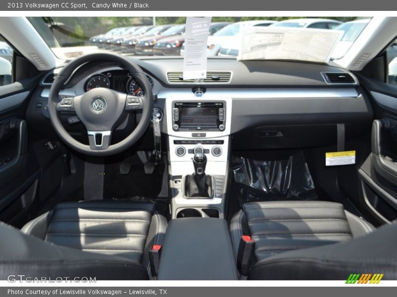Candy White / Black 2013 Volkswagen CC Sport