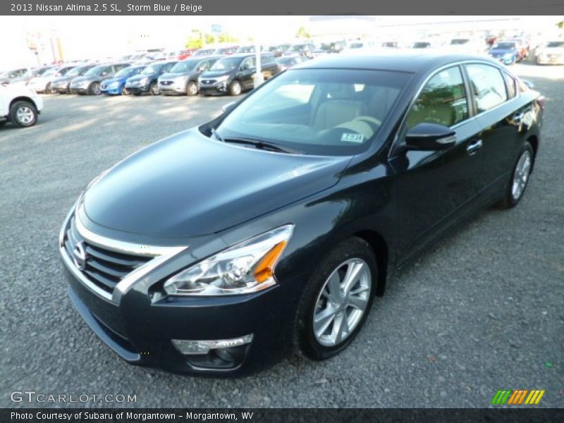 Storm Blue / Beige 2013 Nissan Altima 2.5 SL