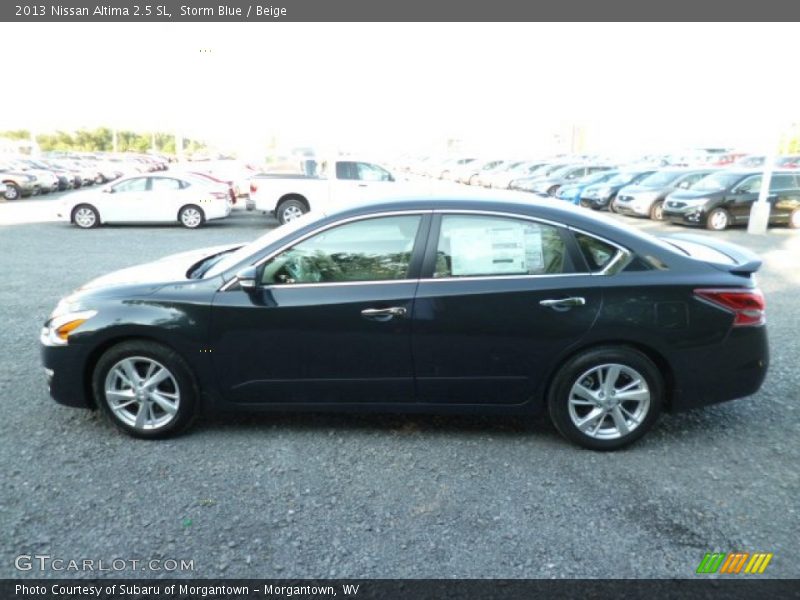 Storm Blue / Beige 2013 Nissan Altima 2.5 SL