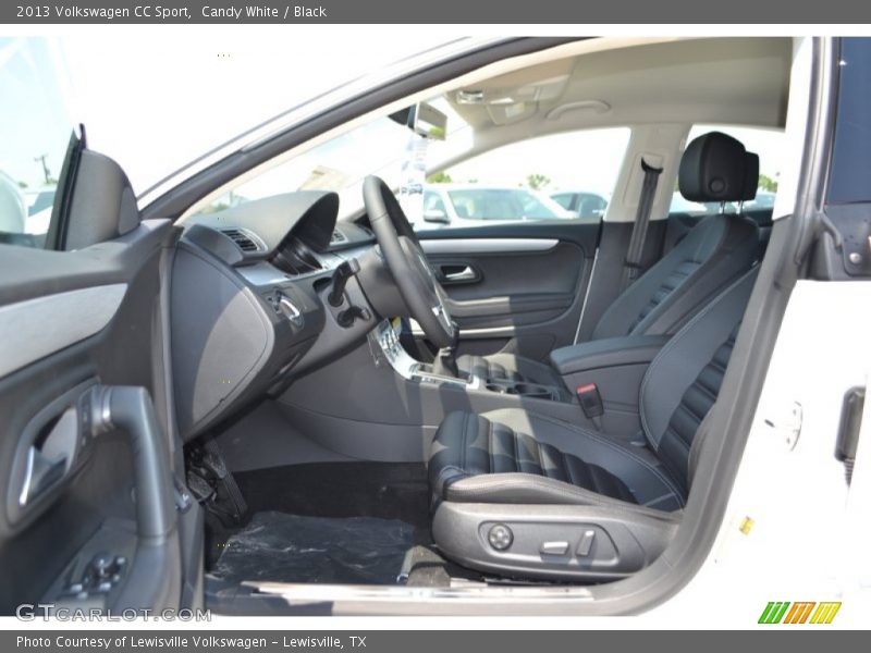 Candy White / Black 2013 Volkswagen CC Sport