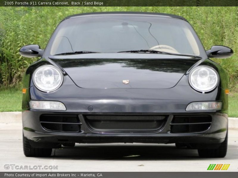 Black / Sand Beige 2005 Porsche 911 Carrera Cabriolet