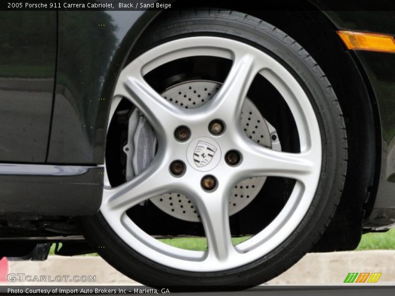 Black / Sand Beige 2005 Porsche 911 Carrera Cabriolet
