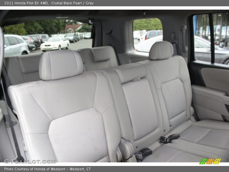 Crystal Black Pearl / Gray 2011 Honda Pilot EX 4WD