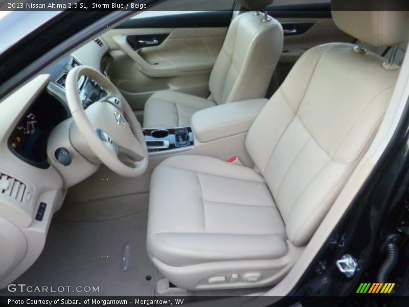 Storm Blue / Beige 2013 Nissan Altima 2.5 SL