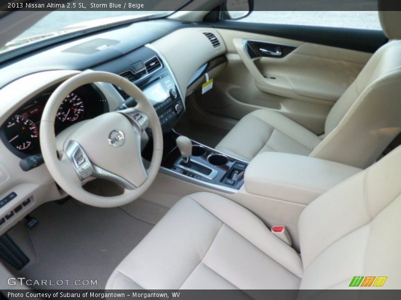 Storm Blue / Beige 2013 Nissan Altima 2.5 SL