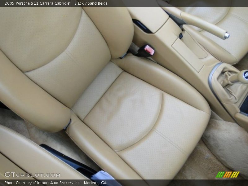 Black / Sand Beige 2005 Porsche 911 Carrera Cabriolet