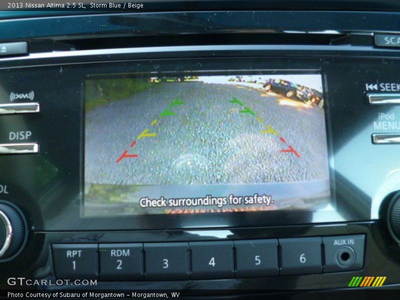 Storm Blue / Beige 2013 Nissan Altima 2.5 SL