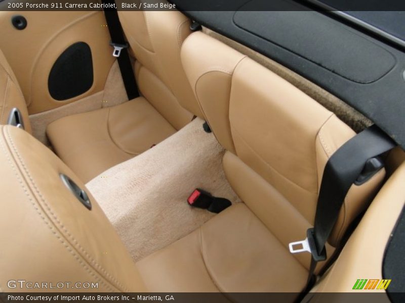Black / Sand Beige 2005 Porsche 911 Carrera Cabriolet