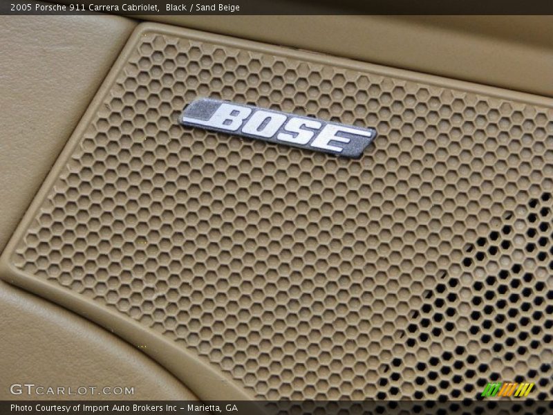 Black / Sand Beige 2005 Porsche 911 Carrera Cabriolet