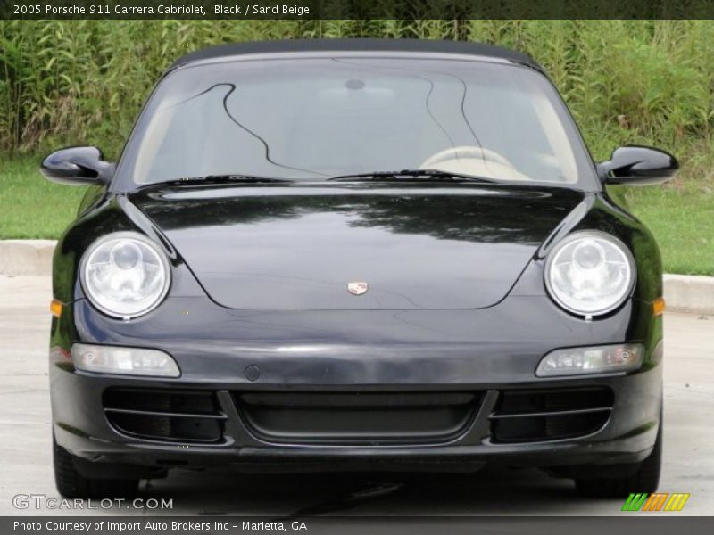 Black / Sand Beige 2005 Porsche 911 Carrera Cabriolet