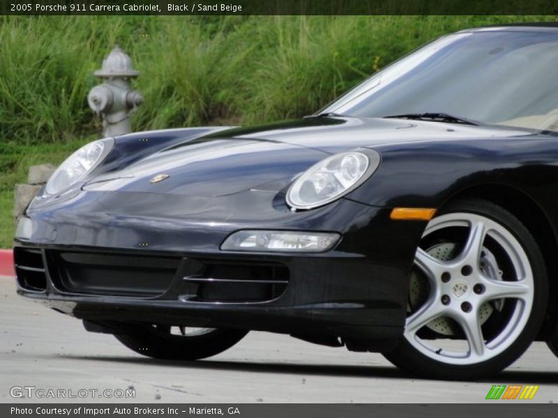 Black / Sand Beige 2005 Porsche 911 Carrera Cabriolet