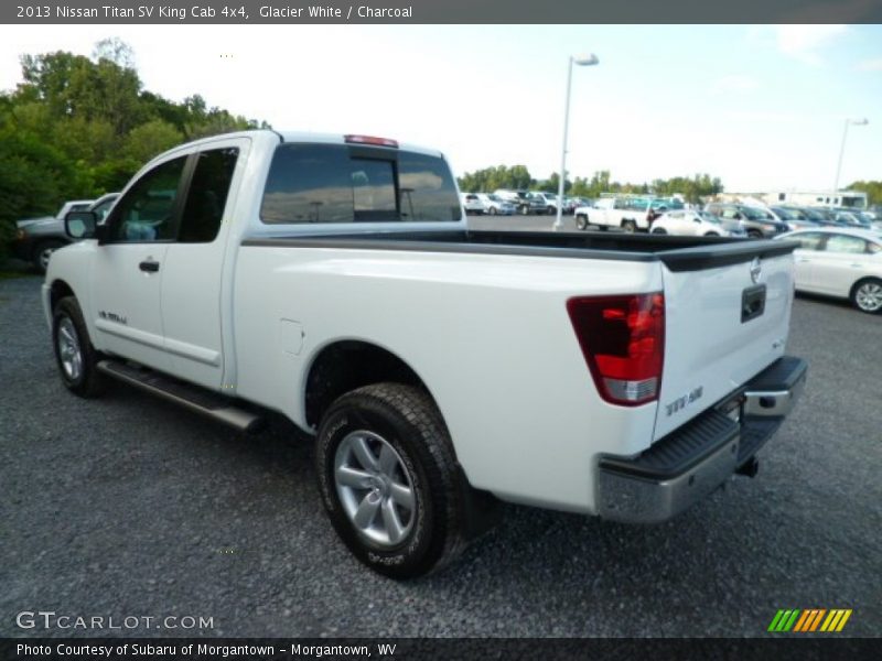 Glacier White / Charcoal 2013 Nissan Titan SV King Cab 4x4