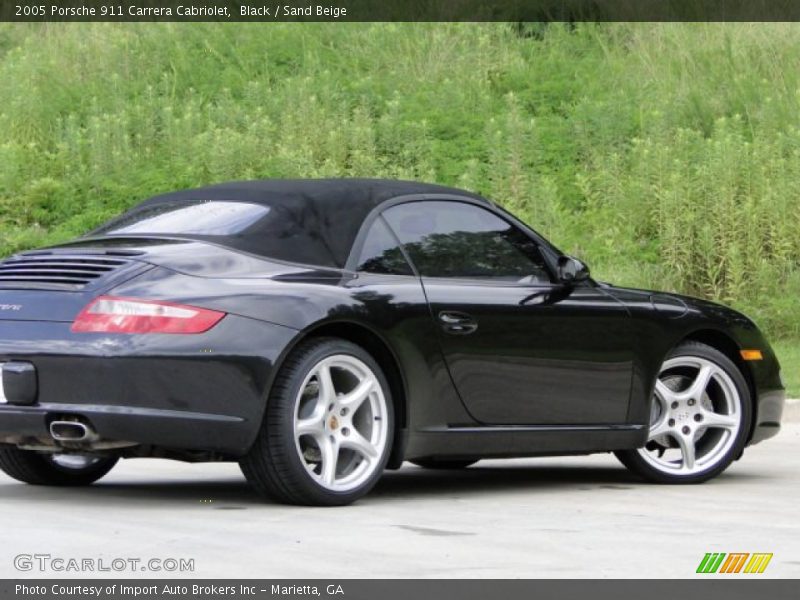 Black / Sand Beige 2005 Porsche 911 Carrera Cabriolet