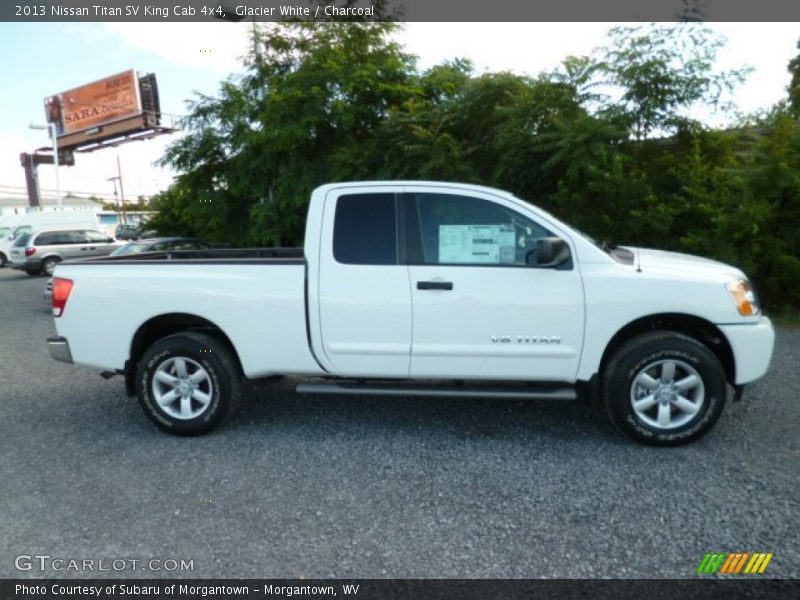  2013 Titan SV King Cab 4x4 Glacier White
