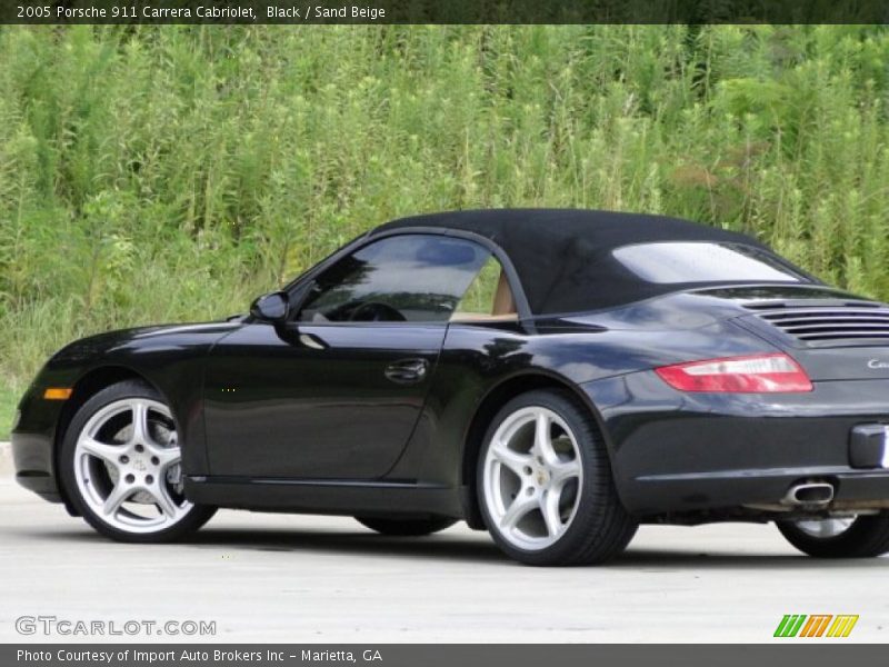 Black / Sand Beige 2005 Porsche 911 Carrera Cabriolet
