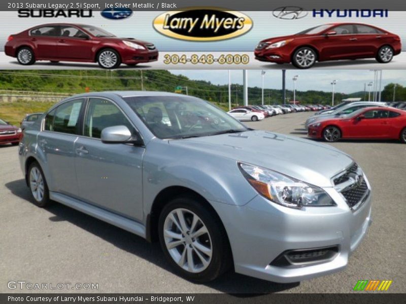Ice Silver Metallic / Black 2013 Subaru Legacy 2.5i Sport