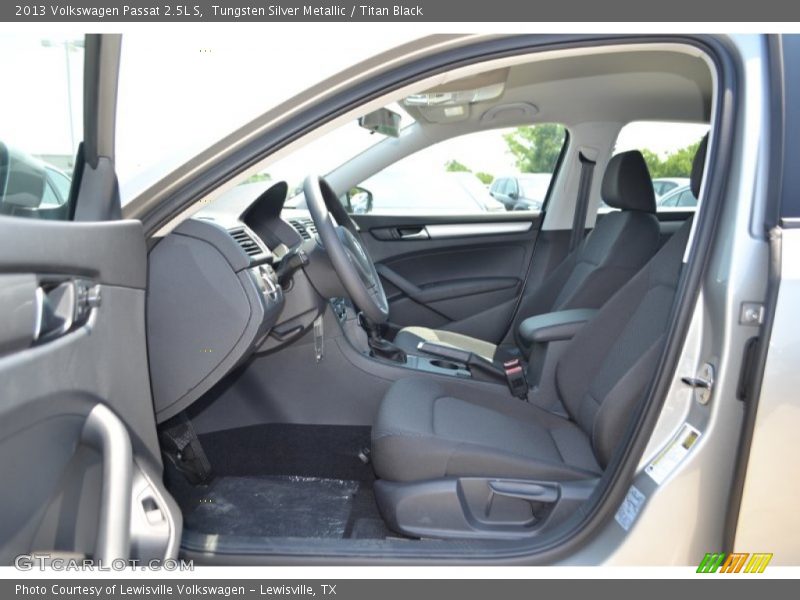 Tungsten Silver Metallic / Titan Black 2013 Volkswagen Passat 2.5L S
