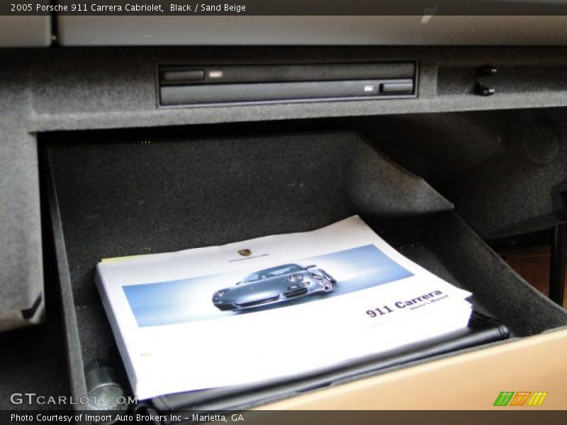 Black / Sand Beige 2005 Porsche 911 Carrera Cabriolet