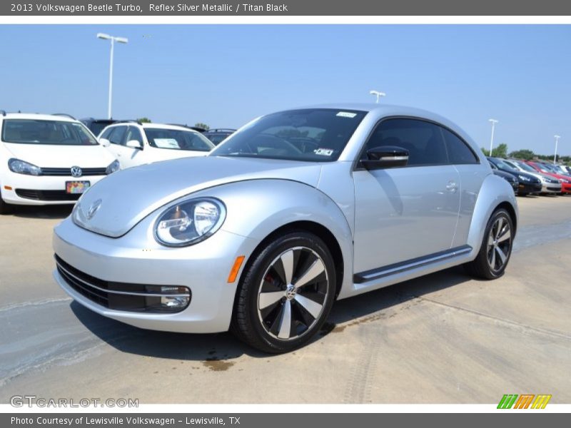 Reflex Silver Metallic / Titan Black 2013 Volkswagen Beetle Turbo