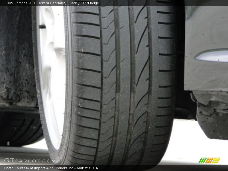 Black / Sand Beige 2005 Porsche 911 Carrera Cabriolet
