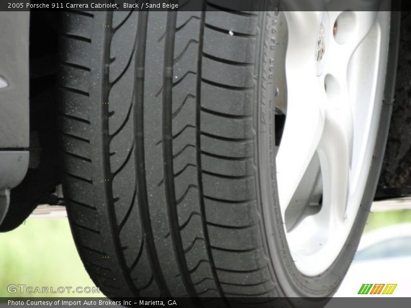 Black / Sand Beige 2005 Porsche 911 Carrera Cabriolet