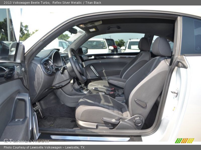Reflex Silver Metallic / Titan Black 2013 Volkswagen Beetle Turbo
