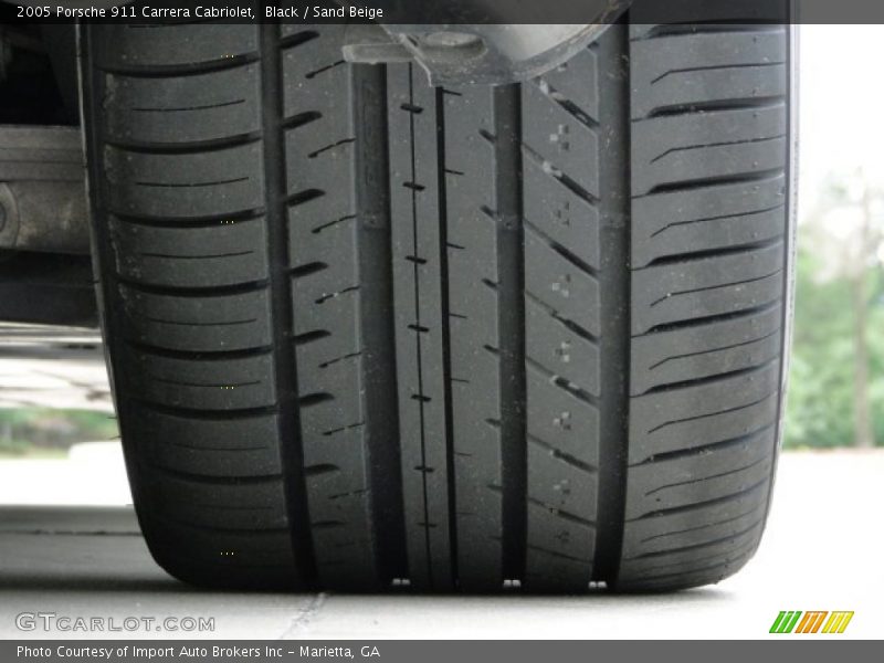 Black / Sand Beige 2005 Porsche 911 Carrera Cabriolet