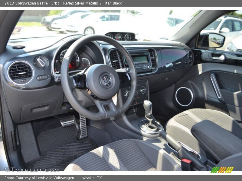 Reflex Silver Metallic / Titan Black 2013 Volkswagen Beetle Turbo