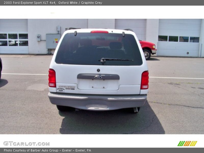 Oxford White / Graphite Grey 2003 Ford Explorer Sport XLT 4x4