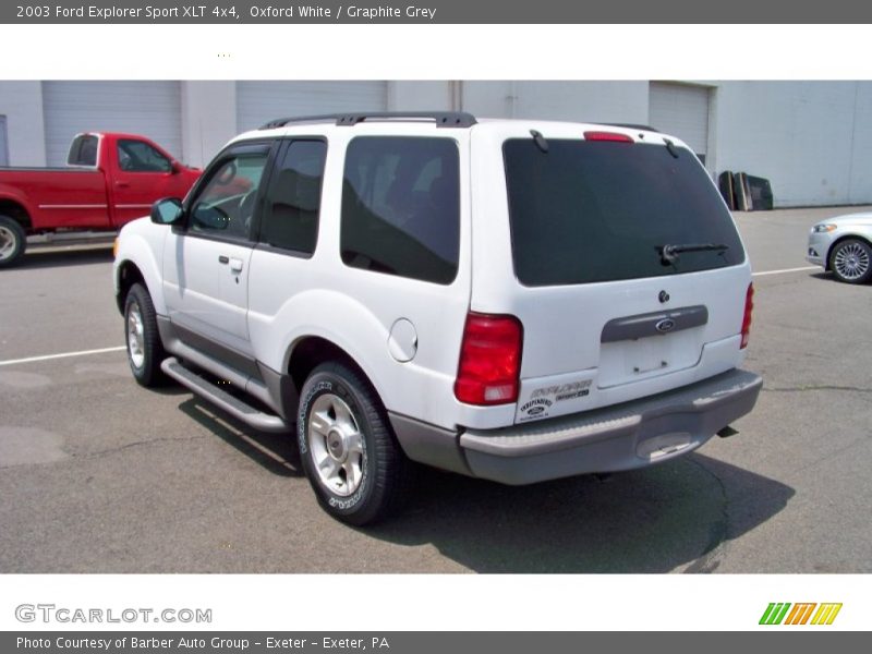 Oxford White / Graphite Grey 2003 Ford Explorer Sport XLT 4x4