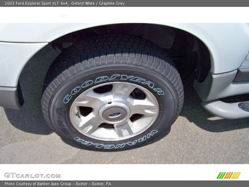 Oxford White / Graphite Grey 2003 Ford Explorer Sport XLT 4x4