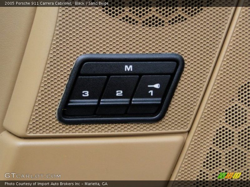 Black / Sand Beige 2005 Porsche 911 Carrera Cabriolet