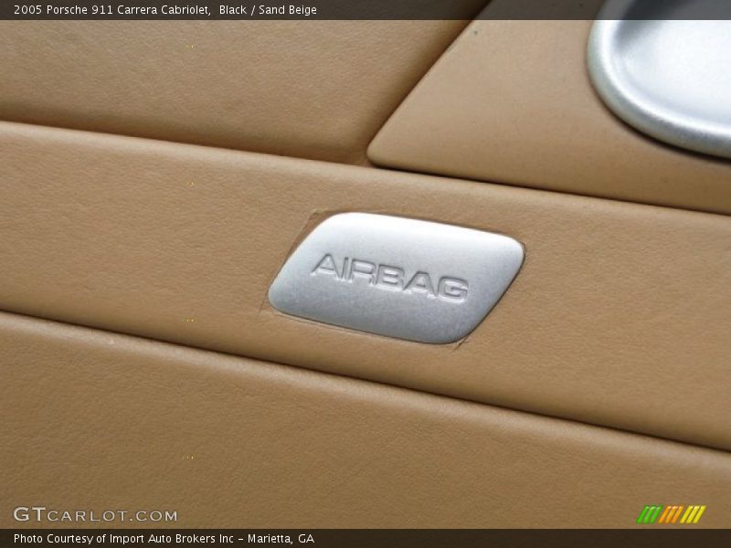 Black / Sand Beige 2005 Porsche 911 Carrera Cabriolet