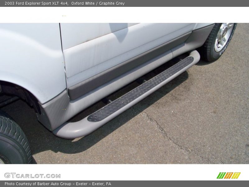 Oxford White / Graphite Grey 2003 Ford Explorer Sport XLT 4x4