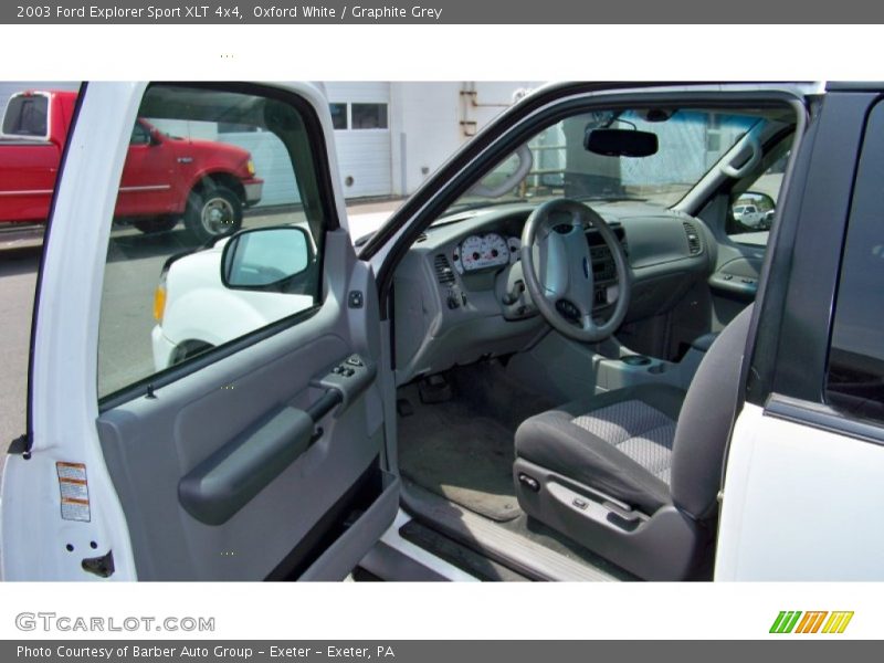 Oxford White / Graphite Grey 2003 Ford Explorer Sport XLT 4x4