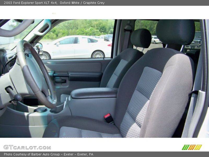 Oxford White / Graphite Grey 2003 Ford Explorer Sport XLT 4x4