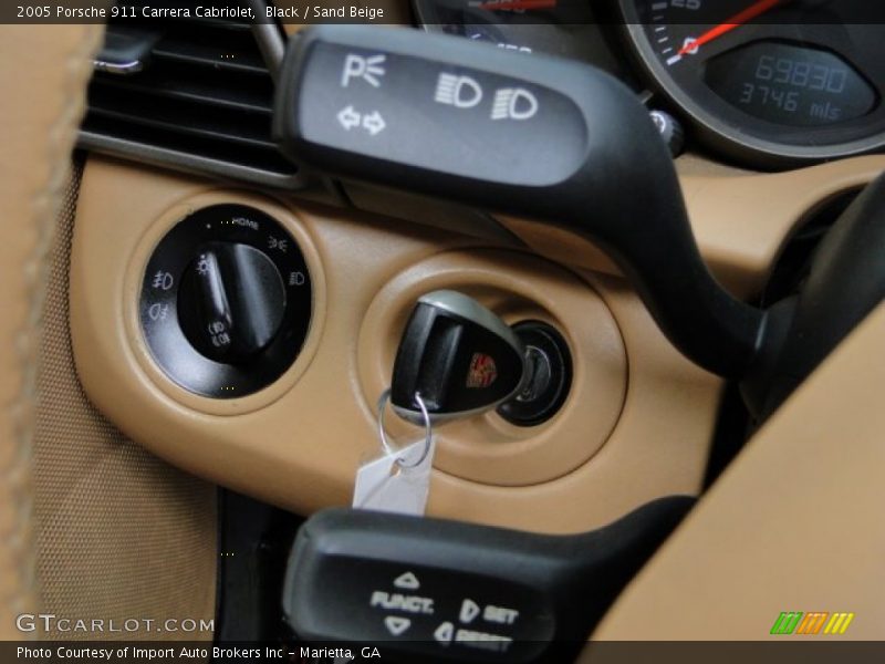 Black / Sand Beige 2005 Porsche 911 Carrera Cabriolet