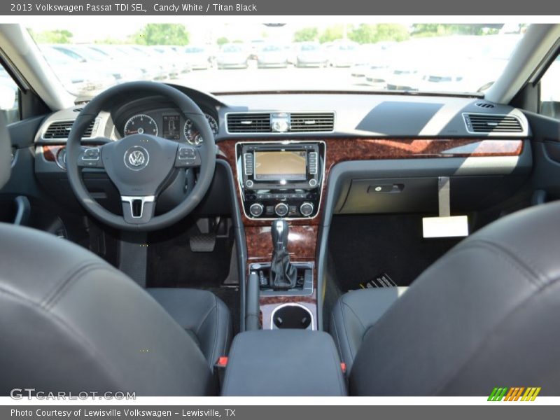 Candy White / Titan Black 2013 Volkswagen Passat TDI SEL