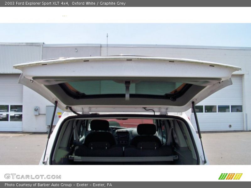 Oxford White / Graphite Grey 2003 Ford Explorer Sport XLT 4x4