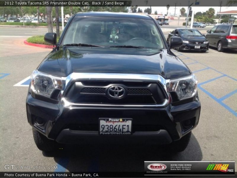 Black / Sand Beige 2012 Toyota Tacoma SR5 Prerunner Double Cab