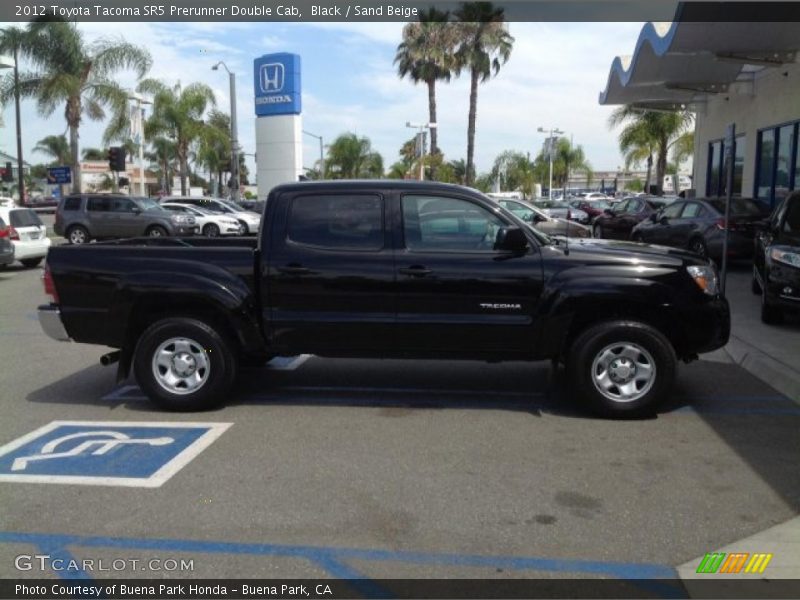 Black / Sand Beige 2012 Toyota Tacoma SR5 Prerunner Double Cab