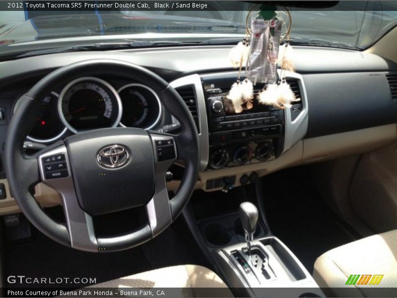 Black / Sand Beige 2012 Toyota Tacoma SR5 Prerunner Double Cab
