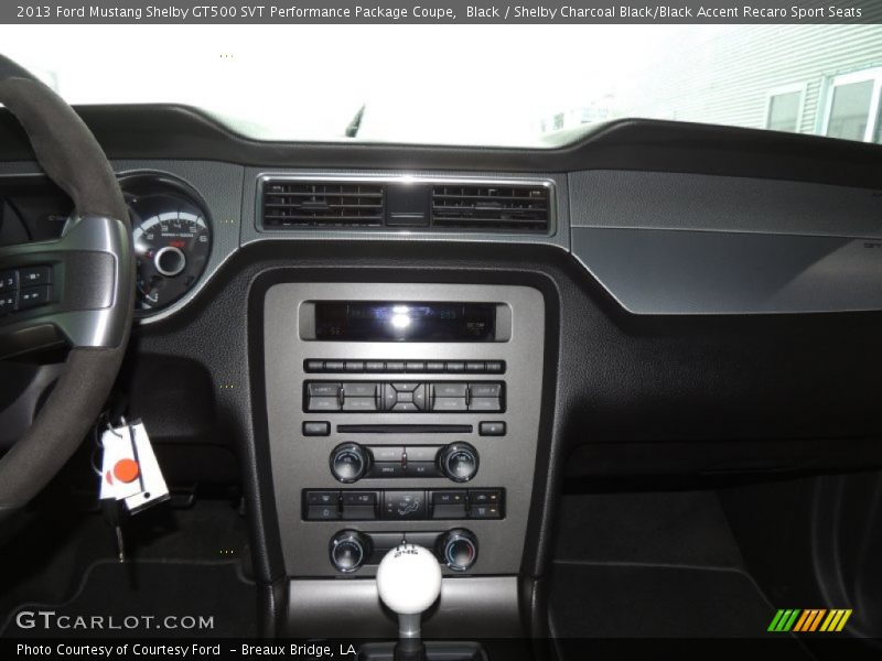 Controls of 2013 Mustang Shelby GT500 SVT Performance Package Coupe