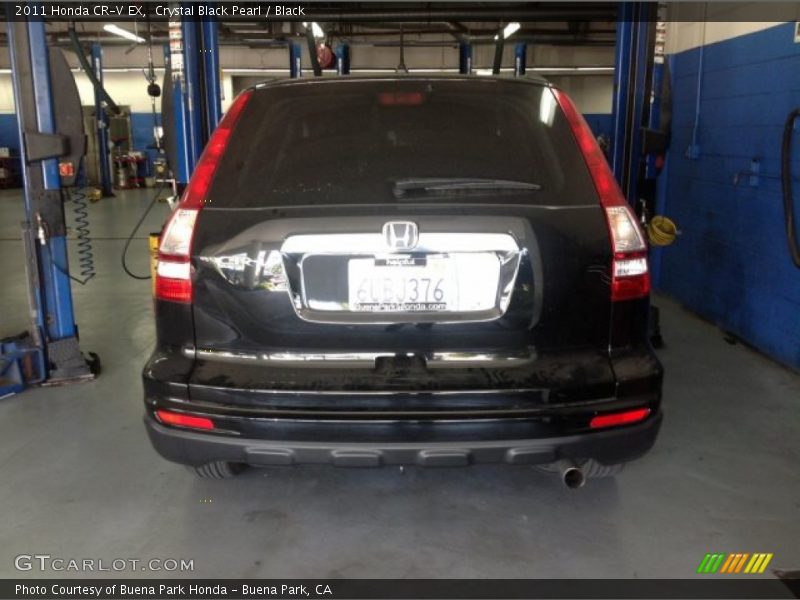Crystal Black Pearl / Black 2011 Honda CR-V EX