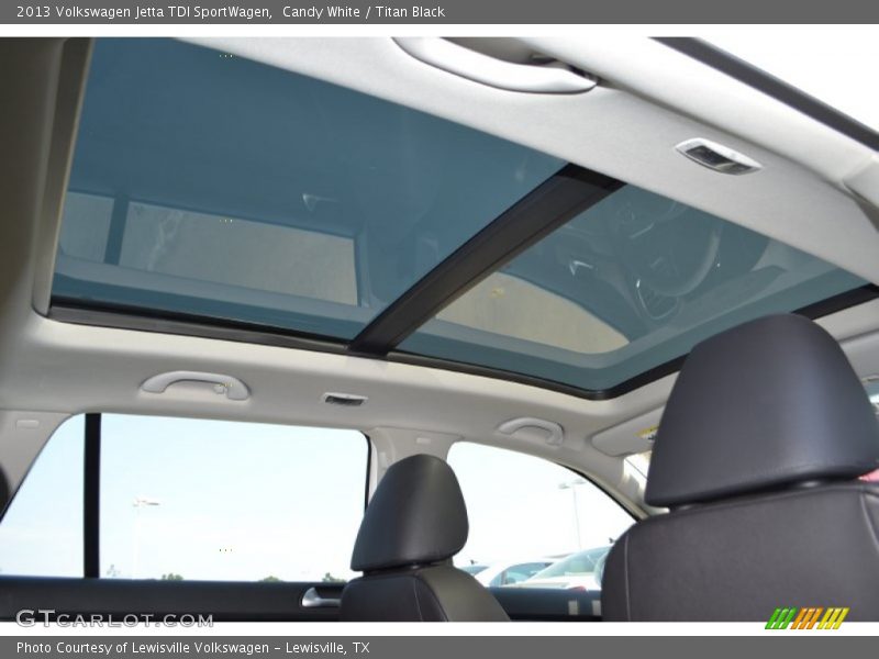 Candy White / Titan Black 2013 Volkswagen Jetta TDI SportWagen